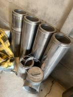 Dubbelwandige inox schouwbuizen., Ophalen, Zo goed als nieuw, Inox