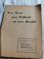 ancienne brochure - Comité des femmes de la police du CVP, Enlèvement ou Envoi, 1920 à 1940, Journal ou Magazine
