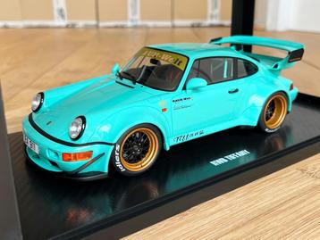 SUPERDEAL Porsche 911 964 RWB Tiffany GT Spirit 1:18 nieuw beschikbaar voor biedingen