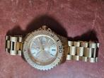 Goudkleurig horloge merk marlow, Handtassen en Accessoires, Horloges | Dames, Ophalen, Zo goed als nieuw