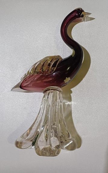 Cygne Murano avec feuille d'or beschikbaar voor biedingen
