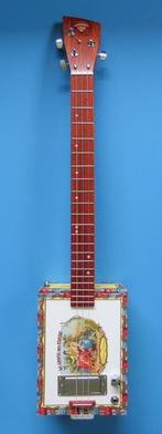 Cigar Box Guitar - NIEUW - Prachtexemplaar, Muziek en Instrumenten, Snaarinstrumenten | Gitaren | Elektrisch, Ophalen of Verzenden