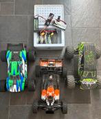 Arrma Vorteks, Gorgon, Team Corally Syncro 4 incl toebehoren, Auto offroad, Zo goed als nieuw, Schaal 1:10, RTR (Ready to Run)