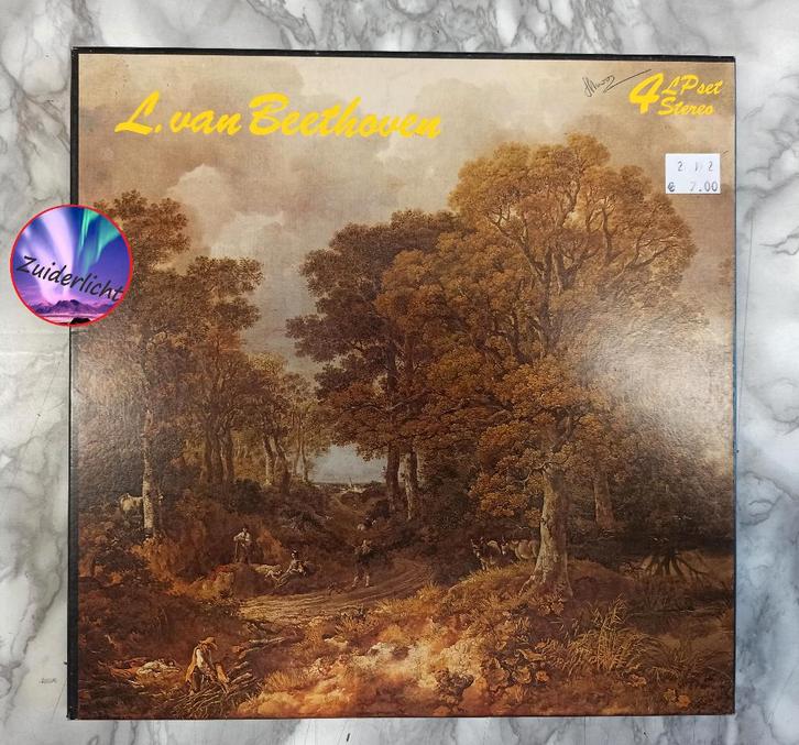 Ludwig van Beethoven - Box - 4LP's, CD & DVD, Vinyles | Classique, Utilisé, Classicisme, Opéra ou Opérette, 12 pouces, Enlèvement