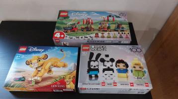 LEGO Disney sets 40622 + 43212 + 43243 - nieuw & sealed beschikbaar voor biedingen