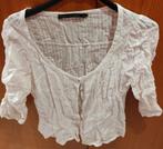 Witte blouse Steps m 36 met driekwartsmouwen, Kleding | Dames, Blouses en Tunieken, Ophalen of Verzenden, Zo goed als nieuw