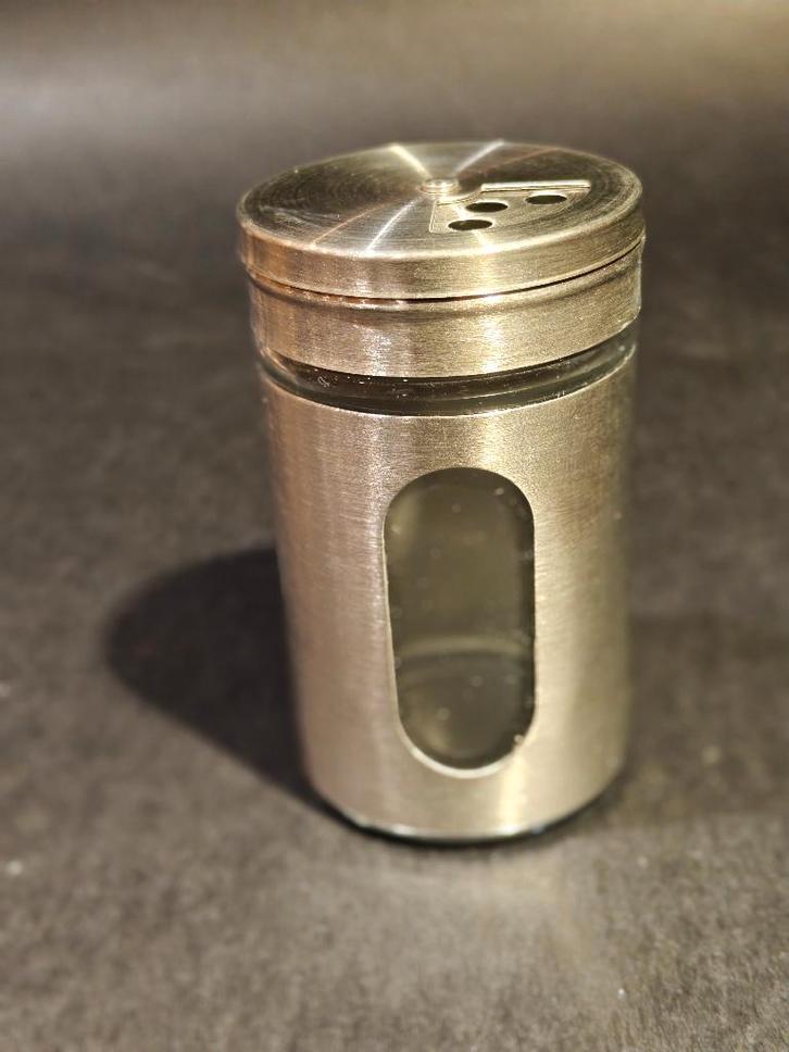 kruidenstrooier RVS / glas, Huis en Inrichting, Keuken | Keukenbenodigdheden, Nieuw, Ophalen of Verzenden