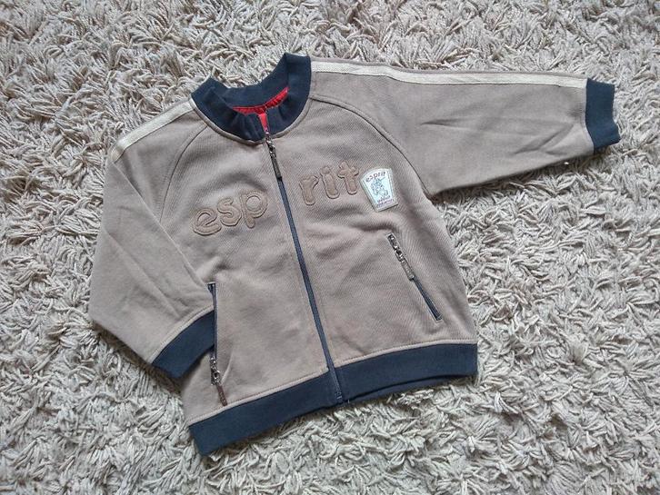 ★ M86 - Trui met rits Esprit, Kinderen en Baby's, Babykleding | Maat 86, Zo goed als nieuw, Jongetje, Truitje of Vestje, Ophalen of Verzenden