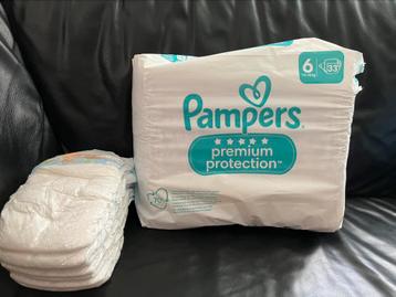 Lot 36 langes numéro 6 (13-18kg) dont 29 Pampers Premium beschikbaar voor biedingen