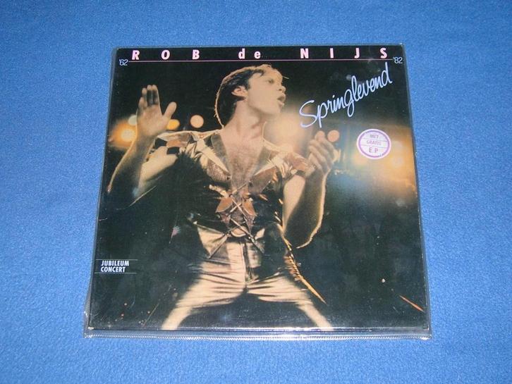 LP ROB DE NIJS Springlevend, Cd's en Dvd's, Vinyl | Nederlandstalig, Levenslied of Smartlap, Ophalen of Verzenden