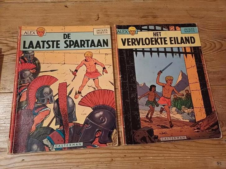 Lot Alex en Lefranc, Boeken, Stripverhalen, Gelezen, Meerdere stripboeken, Ophalen of Verzenden