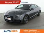 Audi A5 2.0 TDI quattro Sport (bj 2018, automaat), Auto's, Audi, 4 zetels, Gebruikt, Zwart, Leder