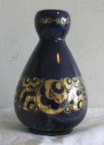 vase art déco Boch Keramis Catteau émaillé bleu 143, Antiquités & Art, Envoi