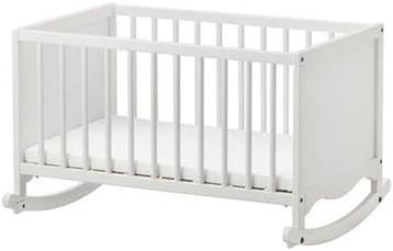 Nieuw Ikea Solgul vintage style wieg met schuimmatras - Wit beschikbaar voor biedingen