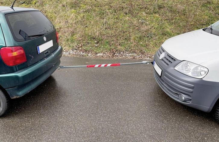 Veiligheids Sleepstang Snap-in auto 2500kg 180cm, Auto diversen, Overige Auto diversen, Ophalen of Verzenden