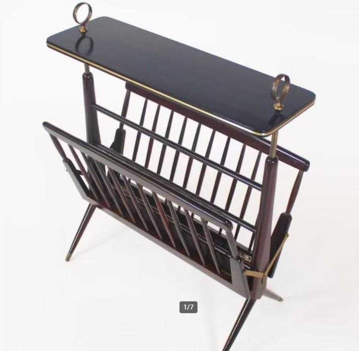 tijdschriftenhouder van Ico Parisi, Antiek en Kunst, Antiek | Woonaccessoires, Ophalen of Verzenden