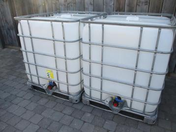 ibc containers 1000L op stevig pall v/n voeding 100% zuiver  beschikbaar voor biedingen
