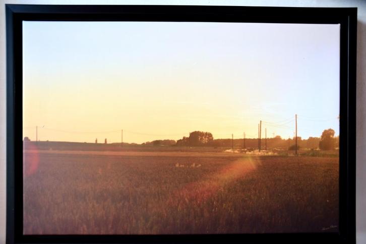 Tableau photographie sur toile " Belgian California " 40x60, Antiquités & Art, Art | Dessins & Photographie, Envoi