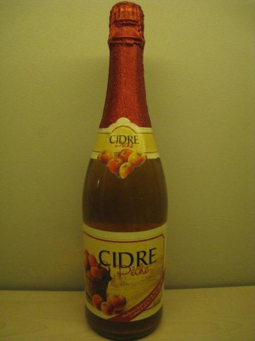 Fles Cider Peche, vruchtencocktail perzik op basis van cider, Verzamelen, Wijnen, Ophalen of Verzenden