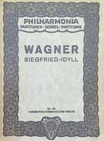 Wagner - Siegfried-Idyll, Boeken, Muziek, Ophalen of Verzenden, Zo goed als nieuw, Instrument, Wagner, Richard