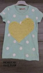 t-shirts, desigual, maat 152, Kinderen en Baby's, Kinderkleding | Maat 152, Ophalen of Verzenden, Zo goed als nieuw, Desigual