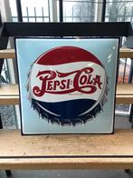 Pepsi Cola emaille reclamebord, Verzamelen, Merken en Reclamevoorwerpen, Ophalen of Verzenden, Zo goed als nieuw, Reclamebord