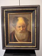 Peinture sur toile signée - Vieil homme, Enlèvement ou Envoi