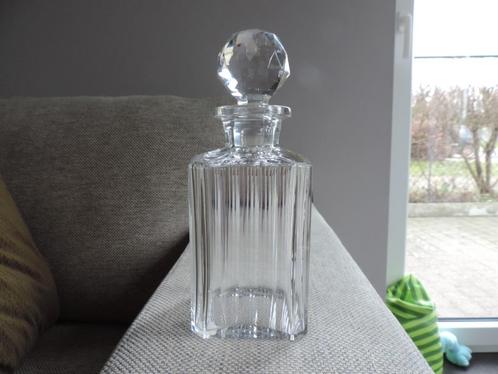 Val Saint Lambert : verfijnde karaf met bolle dop, Antiek en Kunst, Antiek | Glaswerk en Kristal, Ophalen