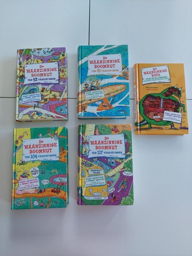 Lot boeken De waanzinnige boomhut, Boeken, Kinderboeken | Jeugd | 10 tot 12 jaar, Zo goed als nieuw, Ophalen of Verzenden