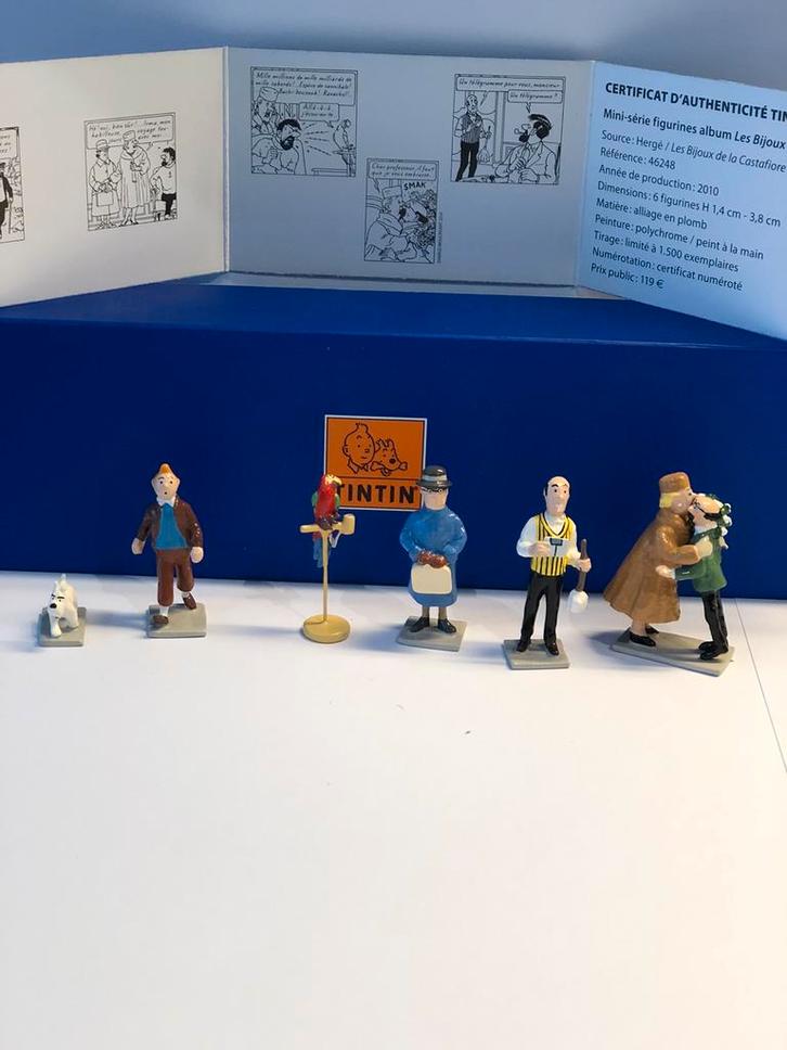 Miniserie Les Bijoux de la Castafiore Tintin Pixi, Verzamelen, Stripfiguren, Zo goed als nieuw, Kuifje, Ophalen of Verzenden