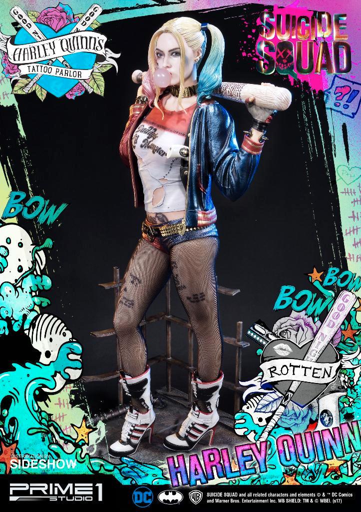 Prime1 Studio Harley Quinn Suïcide Squat museum masterline, Collections, Jouets miniatures, Comme neuf, Enlèvement