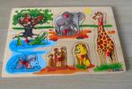 Houten dierenpuzzel - Safari thema, Ophalen of Verzenden
