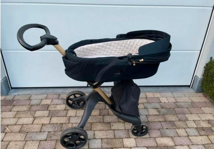 Stokke Buggy Xplory, Kinderen en Baby's, Kinderwagens en Combinaties, Zo goed als nieuw, Combiwagen, Luchtbanden, Met reiswieg