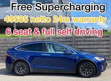 Model X Long Range * 6PL * FSD * 49585 netto beschikbaar voor biedingen