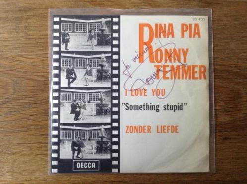 single rina pia / ronny temmer, CD & DVD, Vinyles Singles, Single, En néerlandais, 7 pouces, Enlèvement ou Envoi