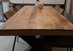 Je vends cette superbe table en bois massif 6 à 8 personnes., Maison & Meubles, Tables | Tables à manger, Chêne, Utilisé, 50 à 100 cm