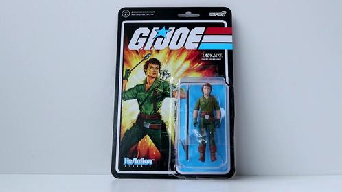 Super7 Reaction G.I. Joe Lady Jaye en Loose, Verzamelen, Beelden en Beeldjes, Gebruikt, Overige typen, Verzenden