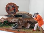 Ford Escort MK2  S 2000 diorama  -1/18, Overige merken, Gebruikt, Ophalen of Verzenden, Auto