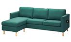IKEA PÄRUP 3-zitsbank met dagbed, Kelinge turgrijs, Ophalen, Gebruikt, 125 tot 150 cm, Driepersoons