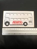 Alsamo : sticker een dubbeldekker bus, Verzamelen, Ophalen of Verzenden, Nieuw, Bedrijf of Vereniging