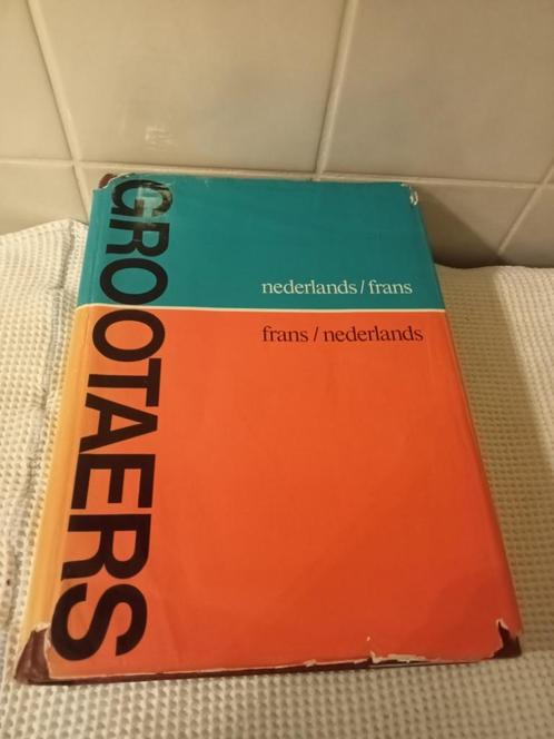 dictionnaire Grootaers français-néerlandais, Livres, Dictionnaires, Utilisé, Français, Enlèvement