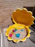 zandbak met zand en speeltjes, Enfants & Bébés, Jouets | Extérieur | Bacs à sable, Utilisé, Enlèvement ou Envoi