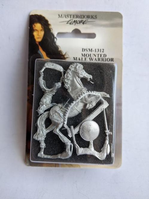Darksword Miniatures Elmore DSM 1312 Male mounted warrior, Hobby en Vrije tijd, Wargaming, Nieuw, Overige soorten, Figuurtje(s)