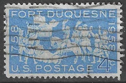 USA 1958 - Yvert 656 - Verovering van Fort Duquesne (ST), Timbres & Monnaies, Timbres | Amérique, Affranchi, Envoi
