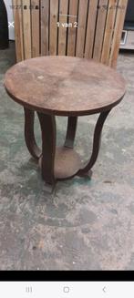 Vintage tafeltje, Huis en Inrichting, Ophalen, Gebruikt, Rond