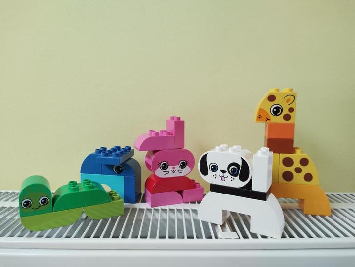 duplo creatieve dieren 10573, Kinderen en Baby's, Speelgoed | Duplo en Lego, Zo goed als nieuw, Duplo, Complete set, Ophalen