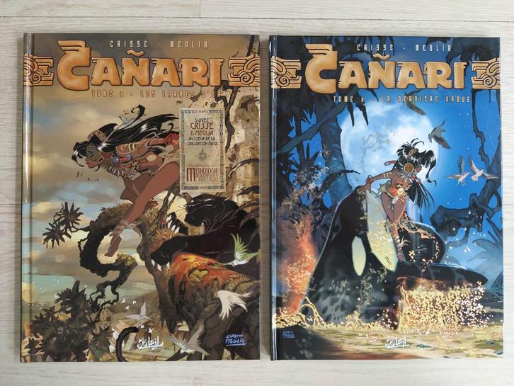 Cañari 1 et 2 (série complète) en EO et comme neuves, Boeken, Stripverhalen, Zo goed als nieuw, Complete serie of reeks, Ophalen of Verzenden