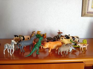 Set van 20 stuks speelgoed dieren beschikbaar voor biedingen