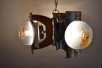 Vintage hanglamp Mazzega, Minder dan 50 cm, Gebruikt, Ophalen, Glas