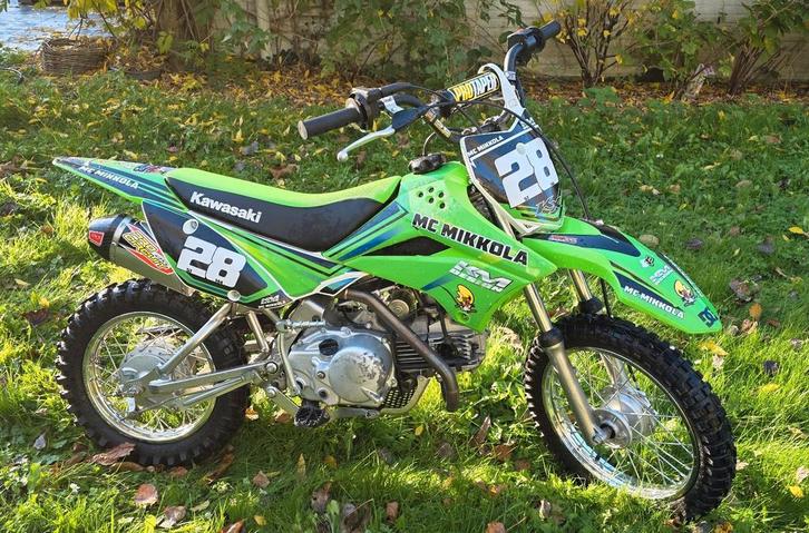 KLX 110 2024 – Pro Circuit, ProTaper & bredere voetsteunen!, Motoren, Motoren | Kawasaki, Particulier, Crossmotor, 1 cilinder